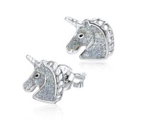 Shiny Unicorn Kid Stud Earring STE-651